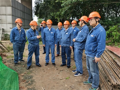 瀘天化股份公司領(lǐng)導深入施工項目和生產(chǎn)現(xiàn)場檢查指導工作