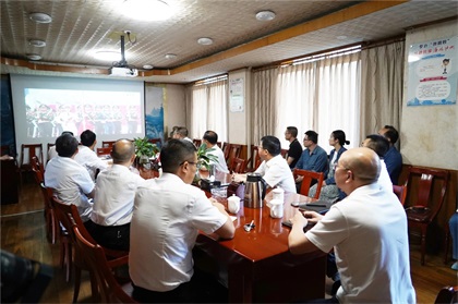 瀘天化股份公司領(lǐng)導(dǎo)收看慶祝中國(guó)共產(chǎn)黨成立100周年慶祝大會(huì)直播