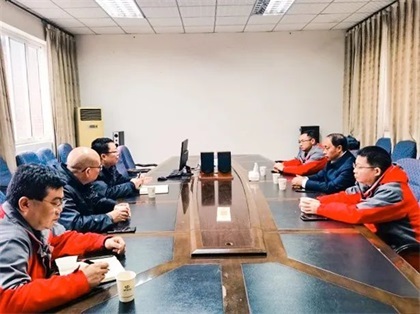 瀘天化股份公司領(lǐng)導(dǎo)到物資供應(yīng)公司指導(dǎo)工作