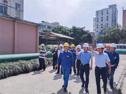 瀘天化集團公司黨委書記、董事長潘建華帶隊來我公司開展“五一”節(jié)前安全環(huán)保綜合督查