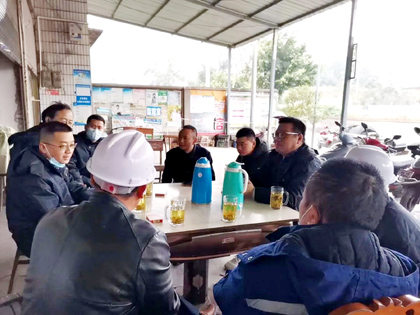 瀘天化股份公司積極跟進華商同心文化園項目輸氣管線遷改工作