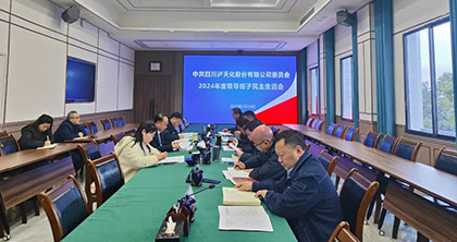 瀘天化股份公司黨委召開2024年度領(lǐng)導(dǎo)班子民主生活會(huì)